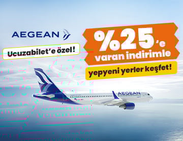 Aegean Airlines ile %25'e Varan İndirim!